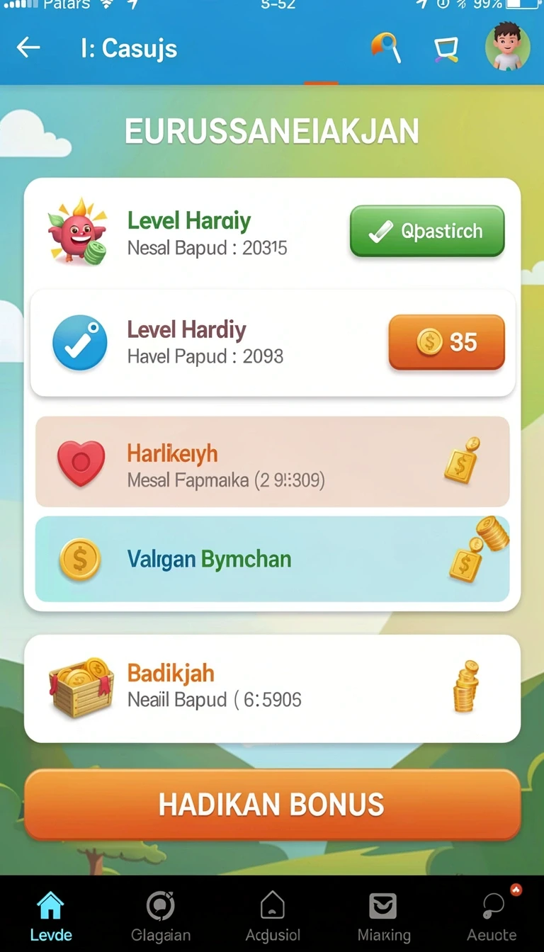 Cuplikan layar menu unduhan fulltoto untuk perangkat Android